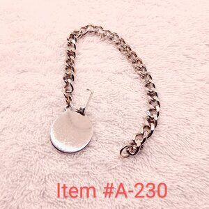 A Silver Chain Bracelet. Item # A-230.  wt. 20 grams
